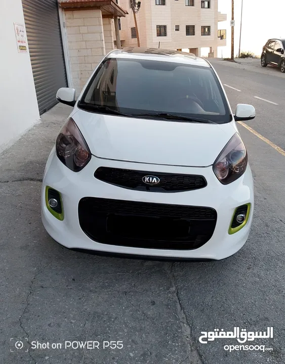 كيا مورننغ 2016 ترخيص 2015 جير عادي فتحه سقف اصليه GT laine