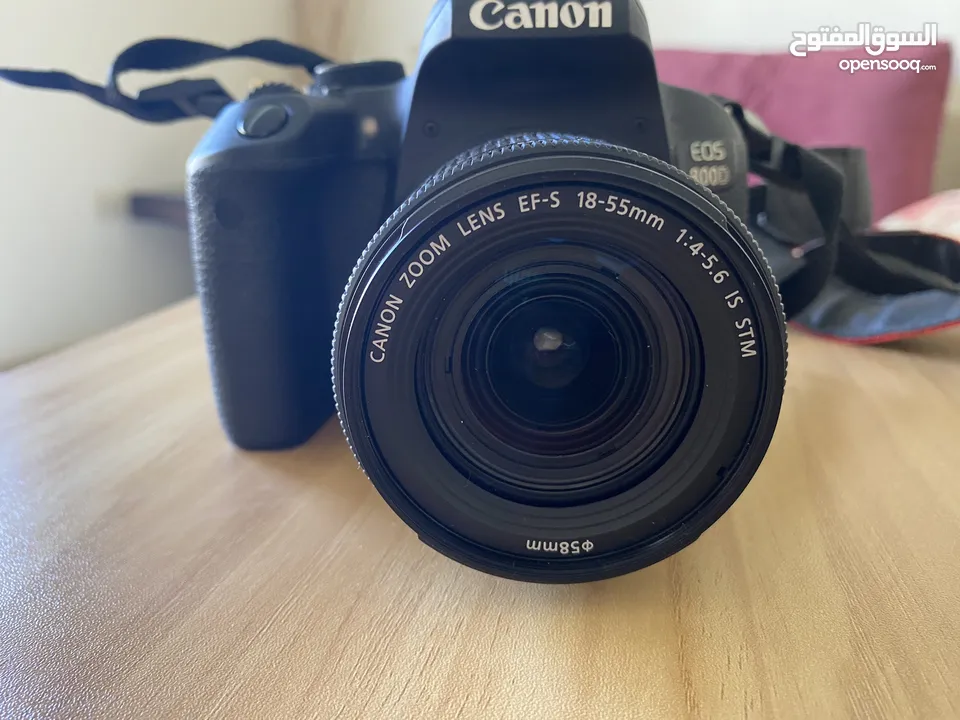 كاميرا Canon 800D بحالة الوكالة