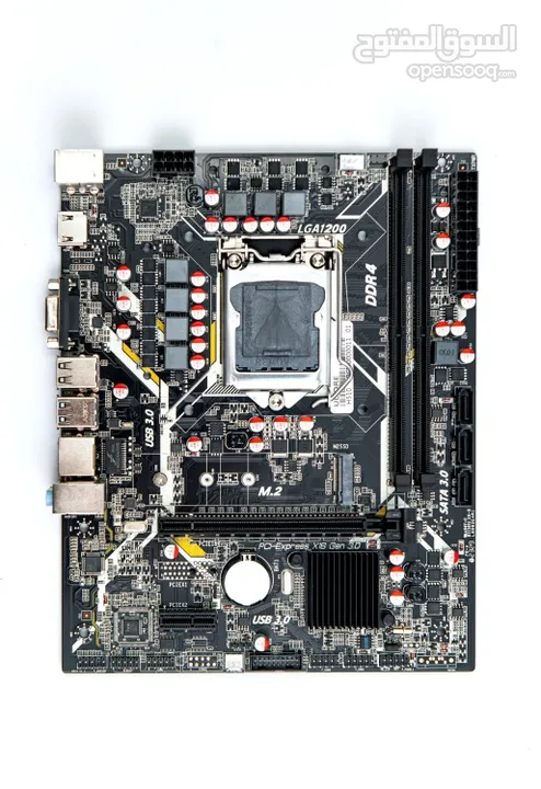 مذربورد انتل يودور لمعالجات انتل جيل 10 + 11 UDORE H510M/DDR4 LGA 1200 MOTHERBOARD
