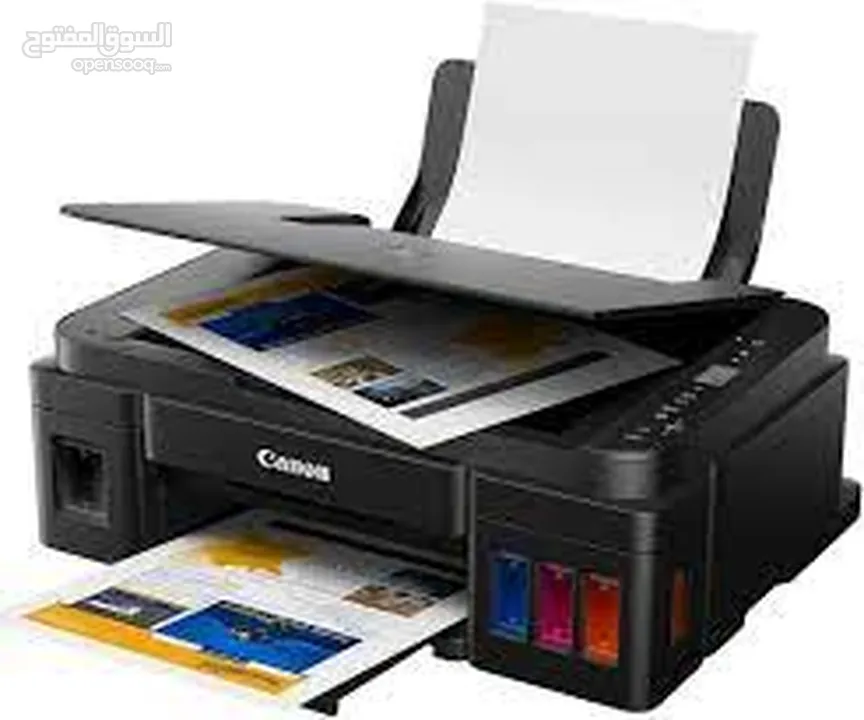 متوفر طابعة كانون طباعه ونسخ و سكان كانون Canon printer G3410 Print Scan Copy
