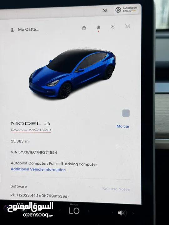Tesla Model 3 Performance 2022  جمرك اليوم ترخيص وتأمين سنه كامله