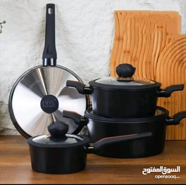 جهّزي مطبخك بأفضل الأطقم وبألوان تخطف الأنظار!*طقم الطهي الملوكي الفاخر وألوان تناسب ذوقك الرفيع