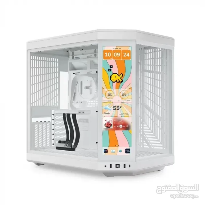 Y70 Touch - Snow PC Case 149 KD & Kraken Elite 360 RGB - White 100 KD