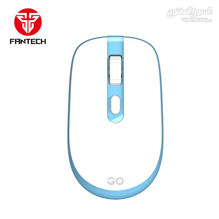 Fantech MOCHI 80Keys WK897 Wireless Keyboard Mouse Combo Set For Windows يعمل على جميع الاجهزة