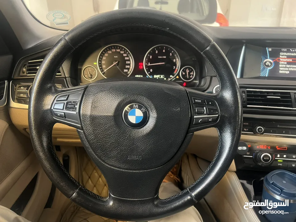 BMW 520i موديل 2015 نظيفه جدا