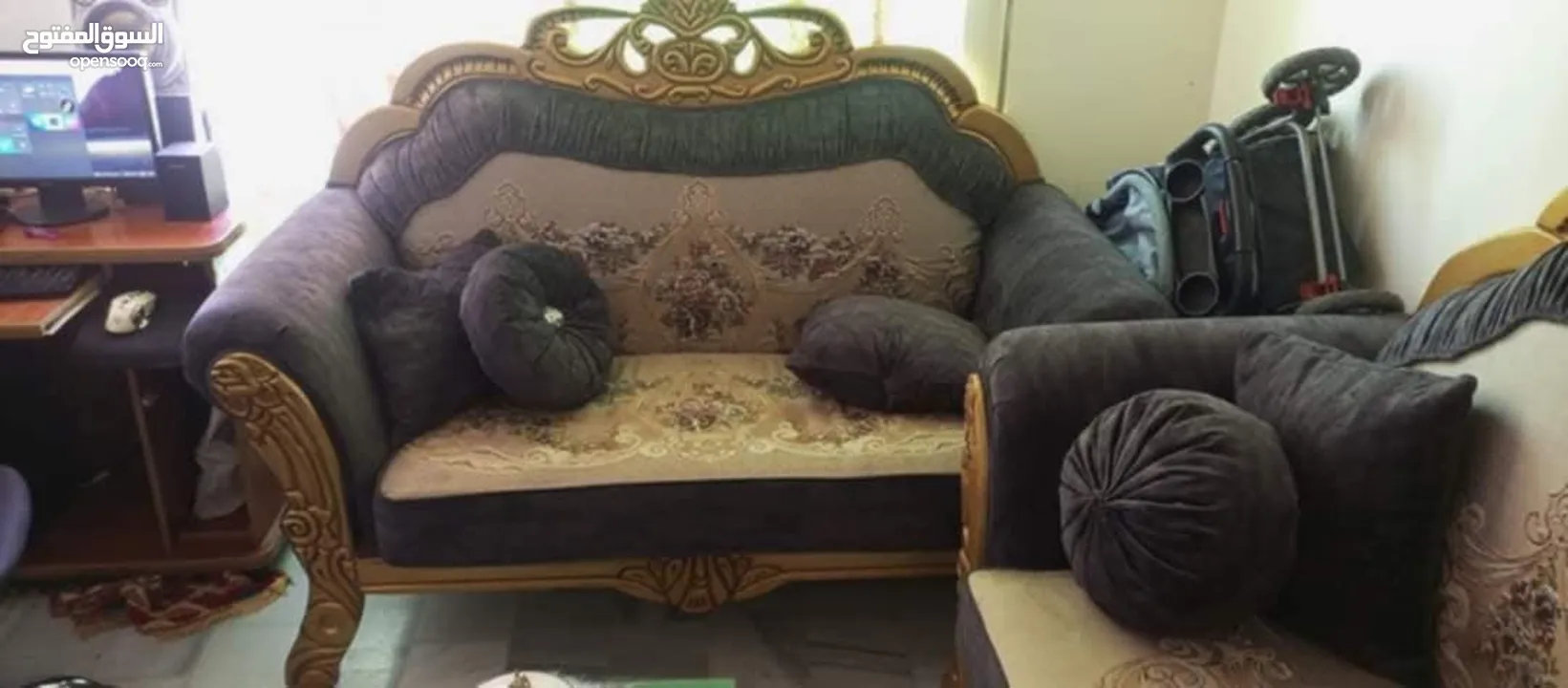 كنب مصري زان مستعمل شبه جديد للبيع بسعر مغري