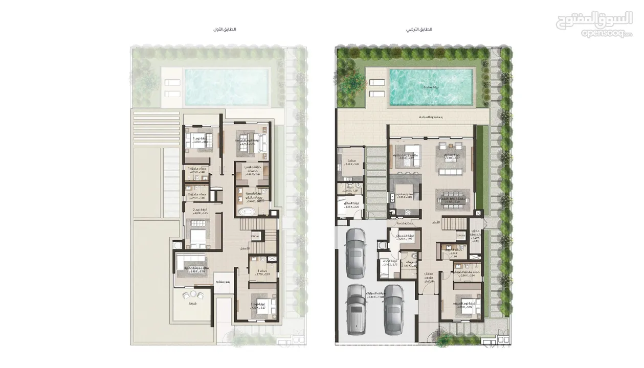 افخم قصور فی موج مسقط مع  خطة سداد 3 سنوات The most luxurious palaces in Mouj Muscat, with a 3-year