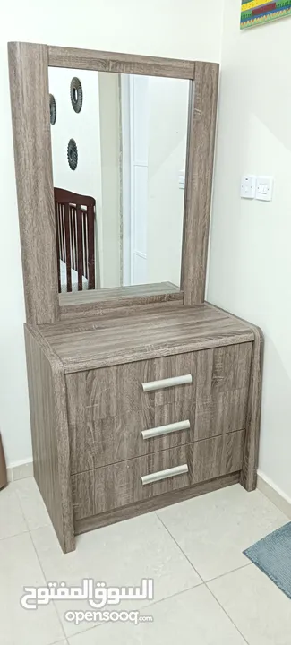 Home Centre Saturn Oak Bedroom Set 9/10 Condition