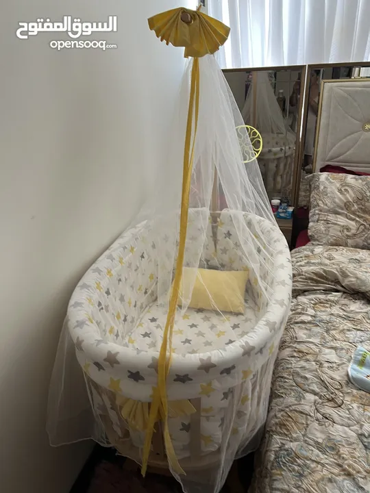 تخت بيبي للبيع : اثاث وغرف نوم اطفال مستعمل : عمان شميساني (226544540)