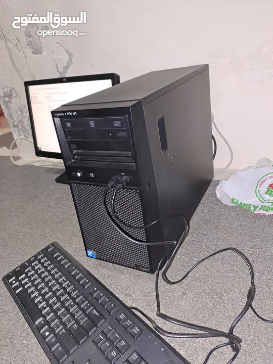 Hp server with led+keyboard+mouse