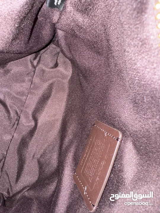 Coach signature canvas cross body bag
