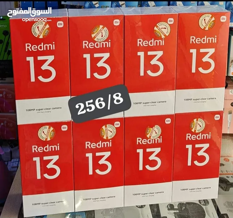 مكفول سنه Redmi 13 رام 16 جيجا 128 و 256 متوفر توصيل