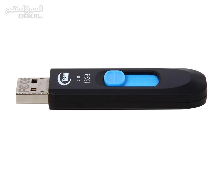 USB 2.0 FLASH DRIVE 16GB C141 فلاشه 16GB جيجا لتخزين معلوماتك بامان 2حبة 6