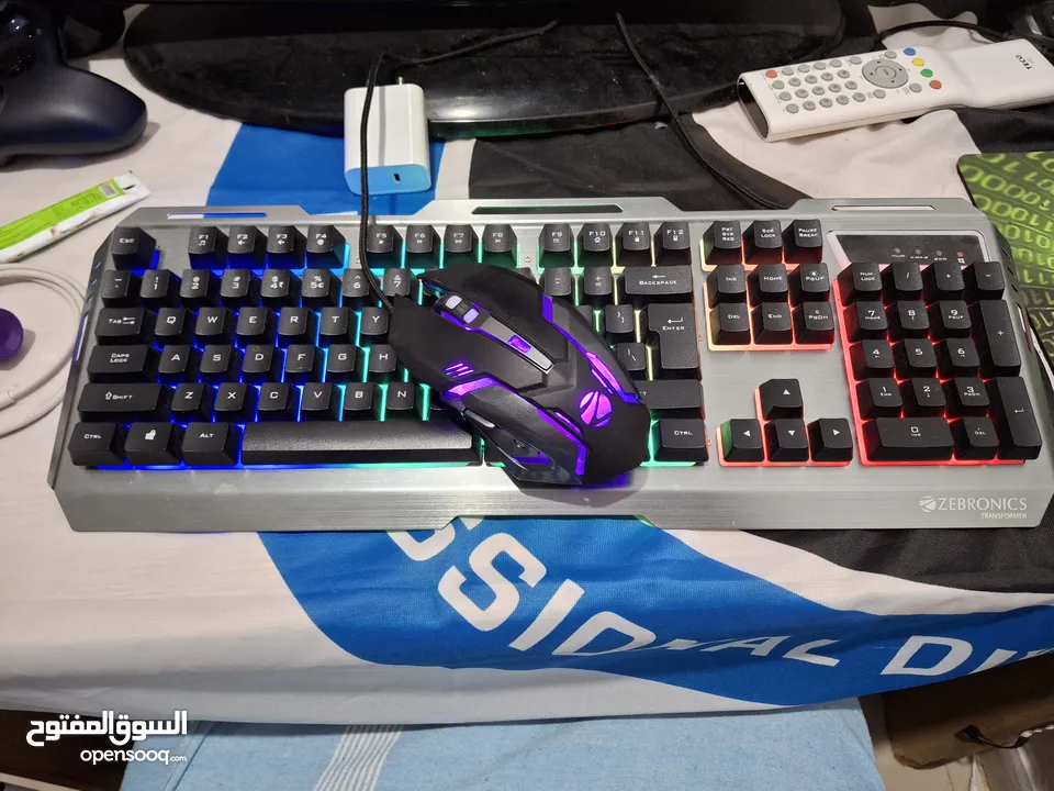 gaming key board and mouse with rgb light