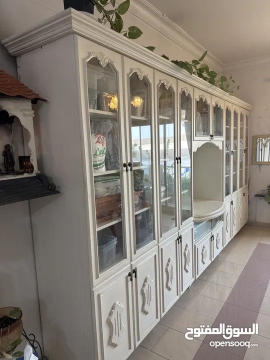 Elegant Wooden Display & Storage Cabinet - For Sale BHD 100 only