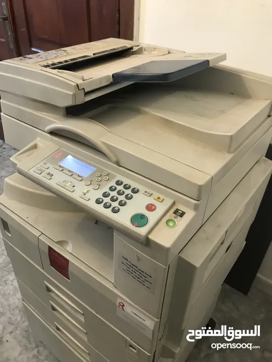 ماكنة تصوير وطابعه متعددة الإستعمال ليزر (ابيض - اسود) ماركة Ricoh Aficio MP2000