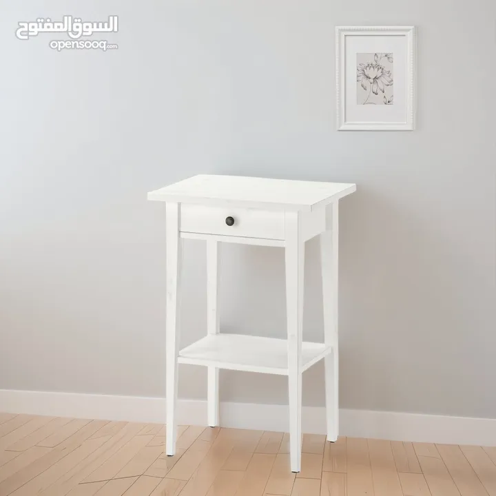 White side table