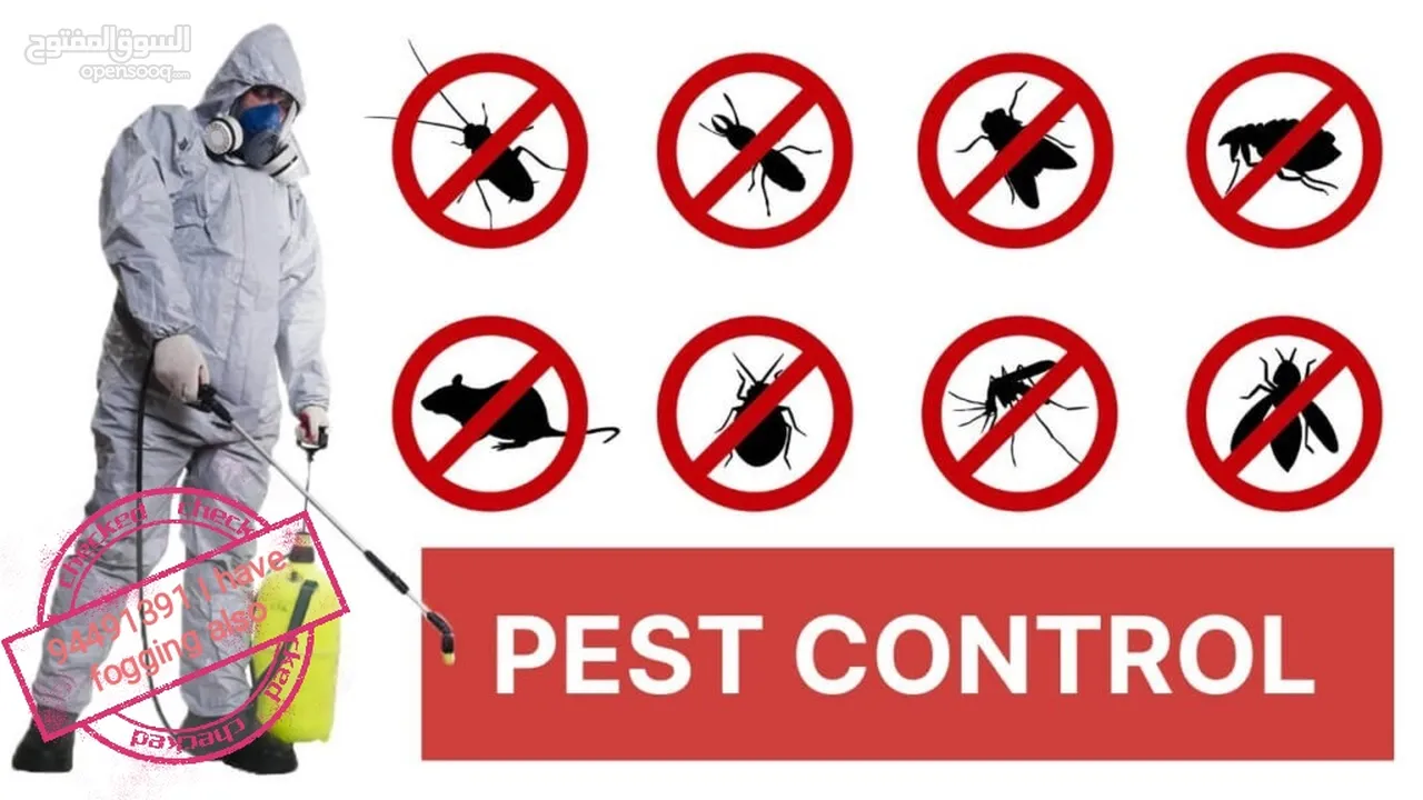 We provide you the best pest control service's We have fogging also