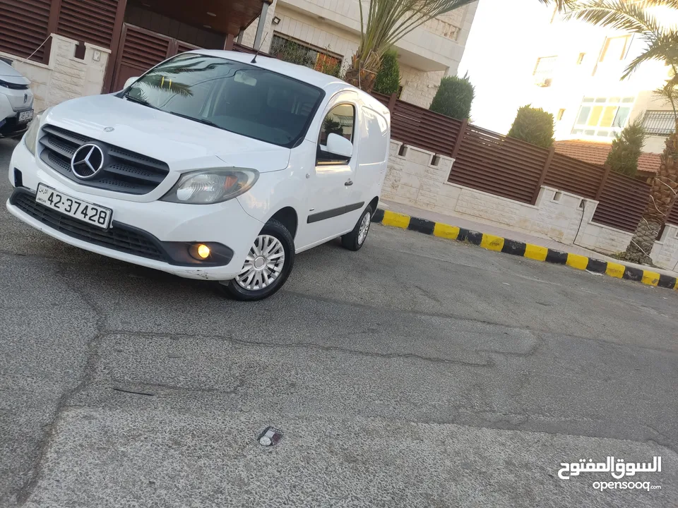 مرسيدس فان موديل 2014 صنف CiTan 112 وارد الوكالة غرغور للبيع بسعر مغري جدا