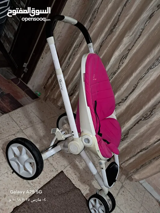 عرباي اطفال ماركة quinny شبه جديد