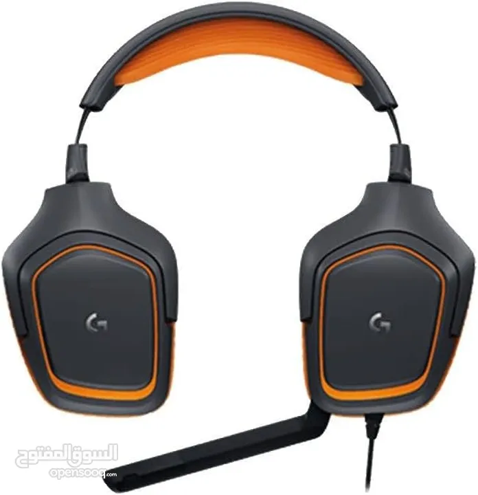 Logitech G231 Prodigy Wired Stereo Gaming Headset (Orange/Black)