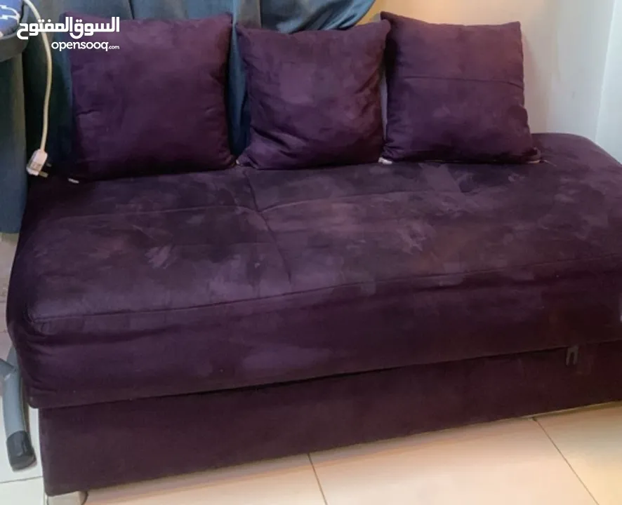 Sofa purple