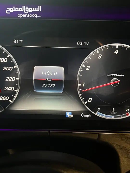 مرسيدس E300 موديل 2019 ( حديث الاستيراد ممشى 27 km )