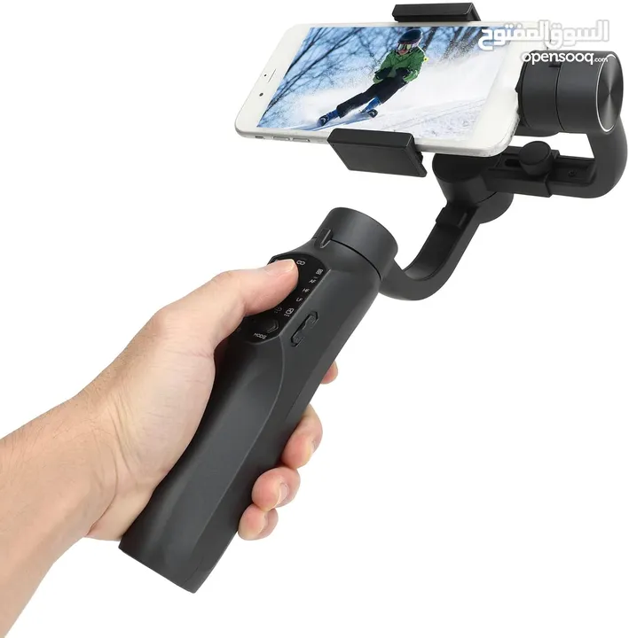 المثبت الذكي المضاد للاهتزاز (حامل بانورامي)Smartphone Gimbal Stabilizer, F10 Handheld 3-Axis Phone