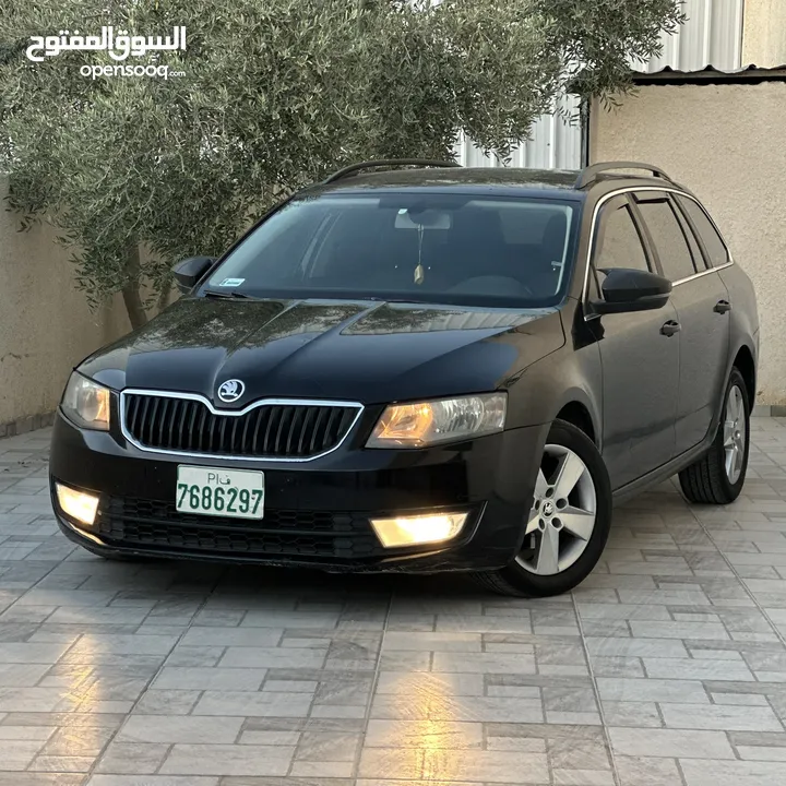 سكودا اوكتافيا ستيشن ترخيص 2014 جير اتماتيك ماطور 1600 تيربو ديزل