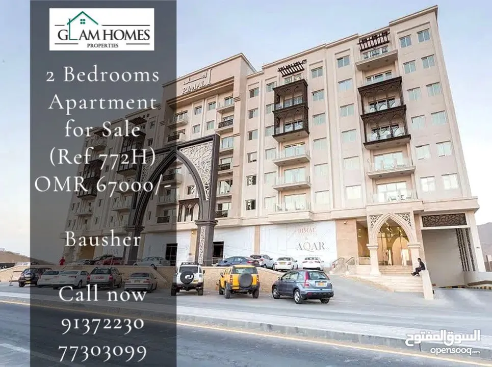 Beautiful 2 BR apartment for sale in Bosher Ref: 772H