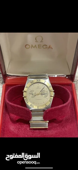 Omega constellation Full bar Gold اوميجا كونستيلشن ذهب