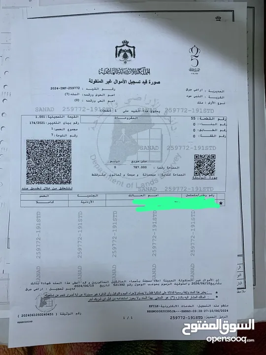 قطعة ارض مع بيت للبيع
