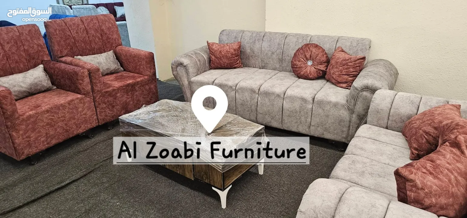 اطقم الكنب ثلاثيه ومجوزه ومفردتين