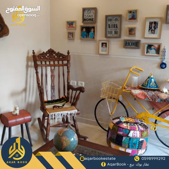 شقة مفروشة مميزة للايجار أرضية مع مدخل خاص في البيرة