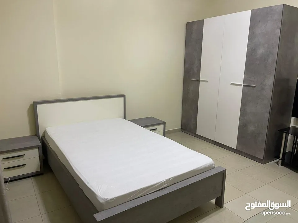 Excellent private room with Balcony and Al wahda street view nearest point to Dubai,