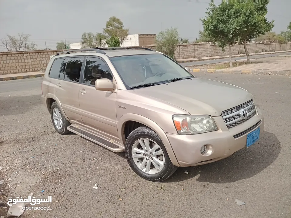 هايلندر هايبرد 2006 سنجل ماشي 160 الف م فقط  