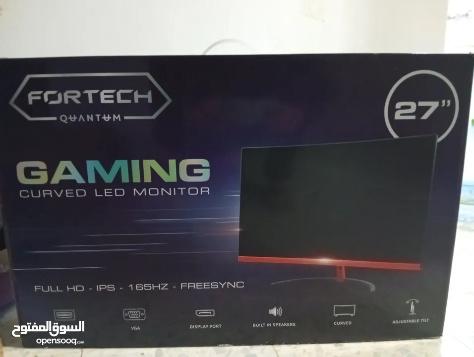 شاشة فورتك منحنية 165 هيرتز 27 بوصة