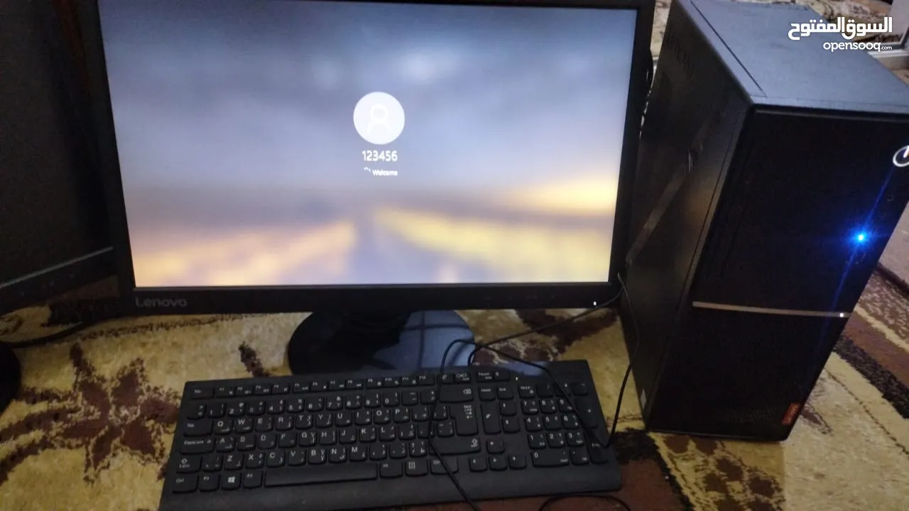 جهاز لينوفو مكتبي للدراسة  والاستخدام الاساسي  Lenovo desktop