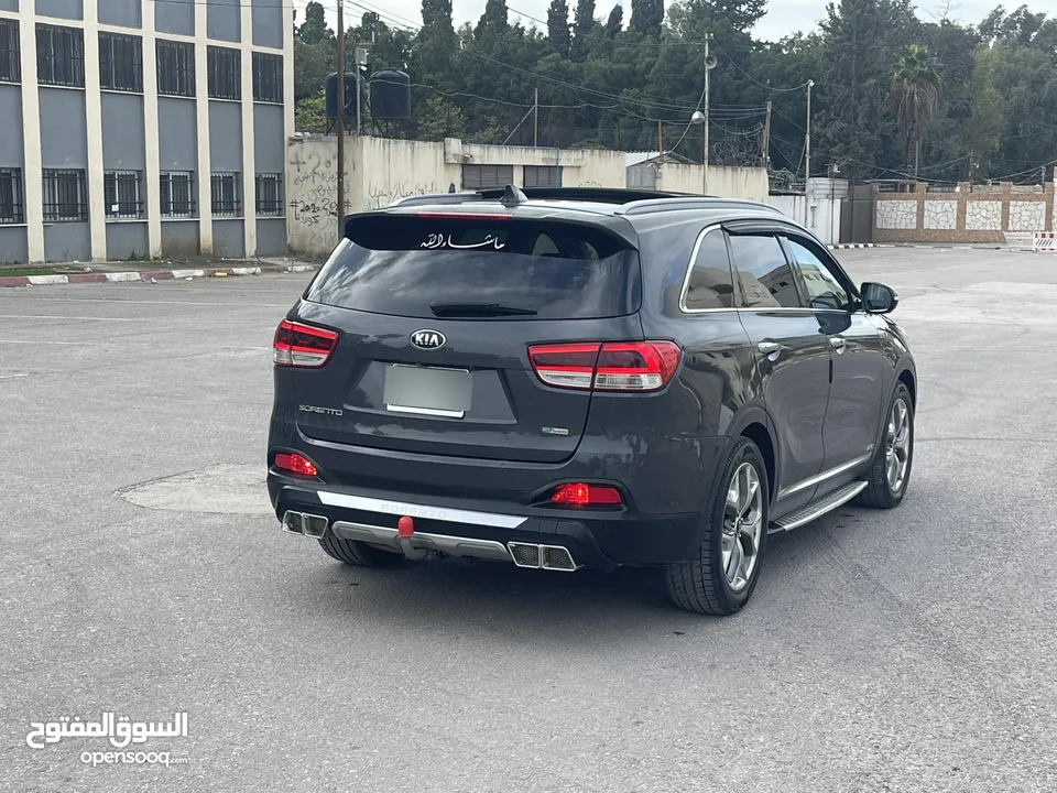 كيا سورنتو فل مسكر دفع رباعي فحص نخب ولا غرام بويه ترخيص تامين شامل سنه عداد 132 اصلي