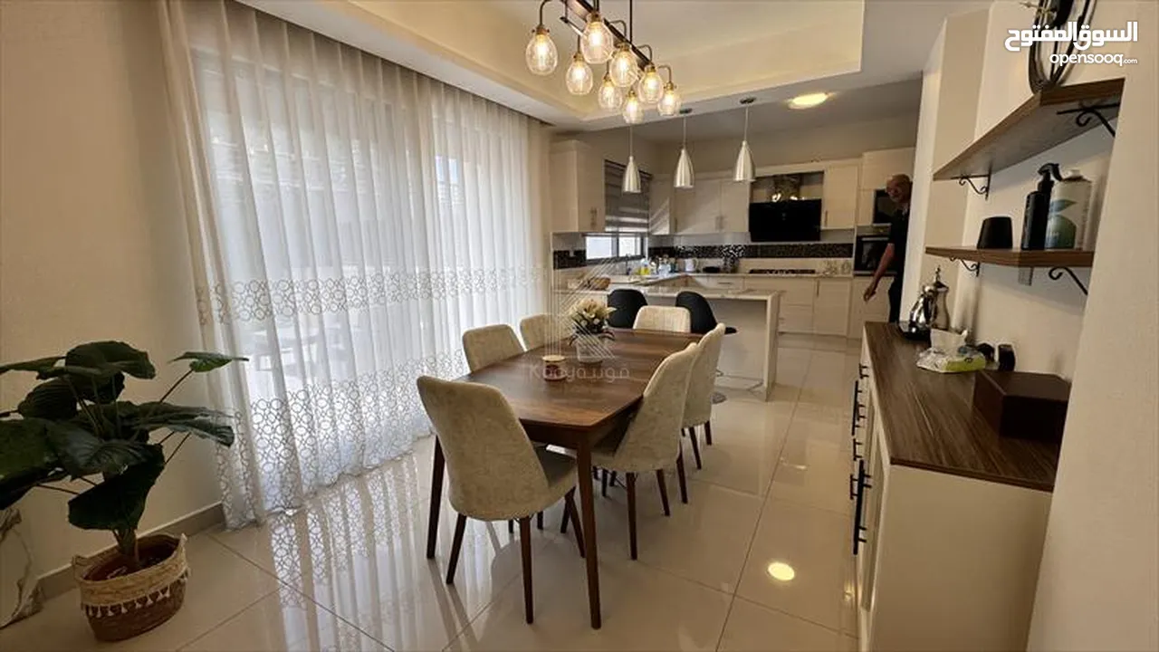 Furnished -B1 Floor Apartment For Rent In Amman- Abdoun