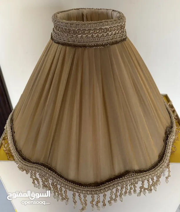 Handmade ceiling lamp shade for bedroom غطاء مصباح السقف لغرفة النوم شغل يدوي مستعمل بحالة ممتازة