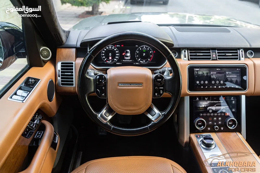Range Rover Vogue 2019 Autobiography Black package   السيارة وارد الماني و بحالة ممتازة جدا
