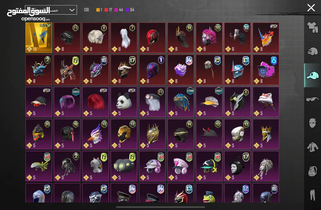 حساب ببجي عالمية LEVEL 77 بسعر مغري