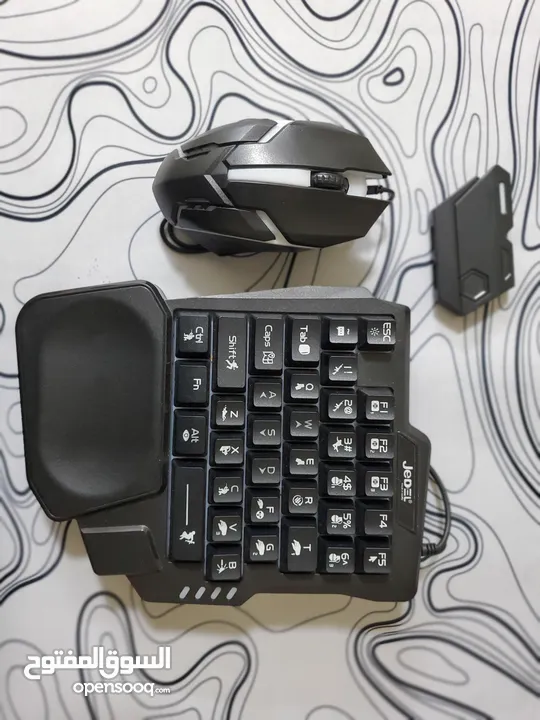 كيبورد و ماوس rgb و محول و ماوس باد