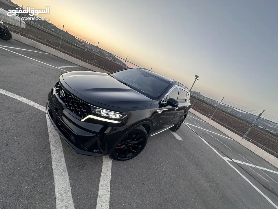 كايا سورينتو /2020 فل الفل  فتحة سقف بانوراما  2x4 ///200Hp  ديزل  2200cc  فل الفل مسكر بلاك