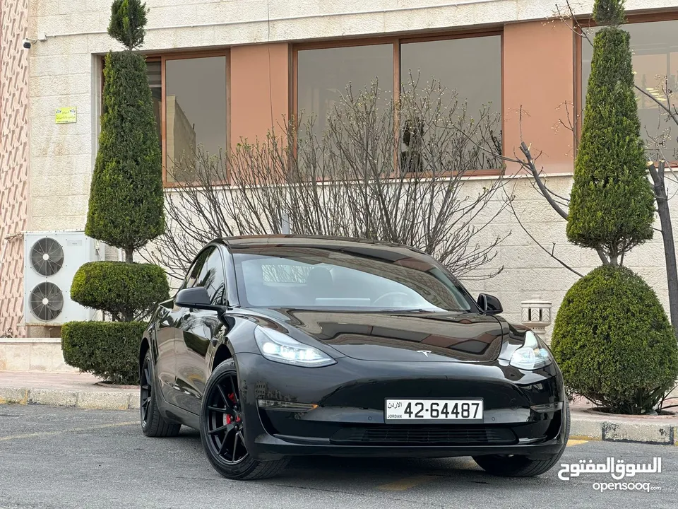 Tesla Model 3 Standerd Plus 2022 تيسلا جمرك جديد فحص كامل بسعر مغري