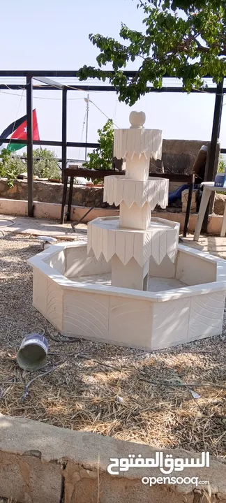 نوافير وشلالات وباربيكو وجميع انواع ديكورات الحجر الطبيعي  العنوان الزرقاء الجديده