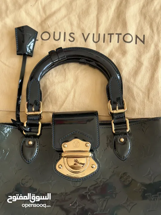 Louis Vuitton Amarante Monogram Vernis شنطة يد من لويس فيتون اصلية Avenue Bag -Original