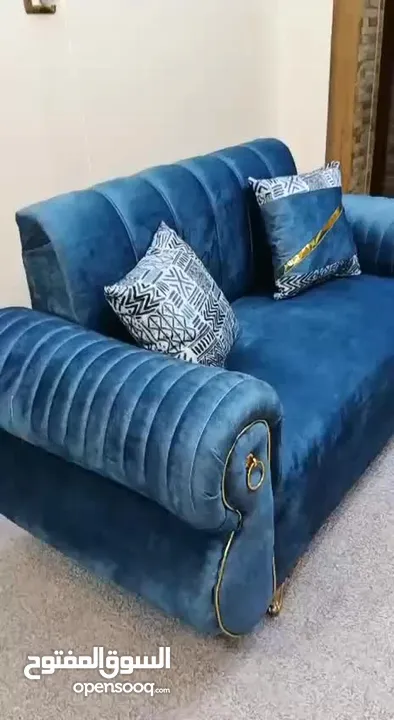 طقم كنب  خشي سويد