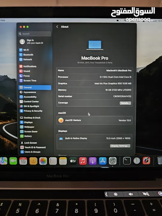 MacBook Pro A1706 ( Laptop Computer  PC )